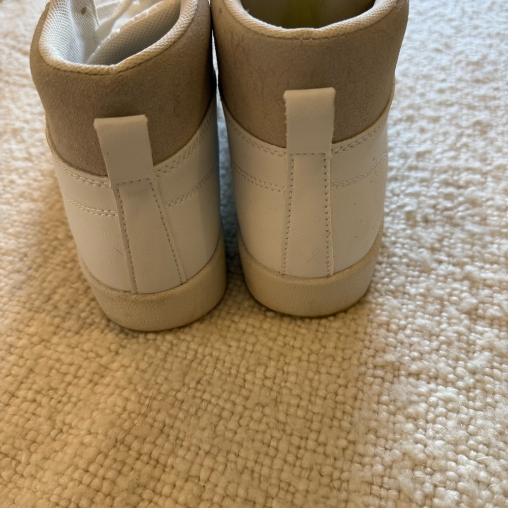 NOBO White High-Top Sneakers 8.5 - Picture 3 of 6